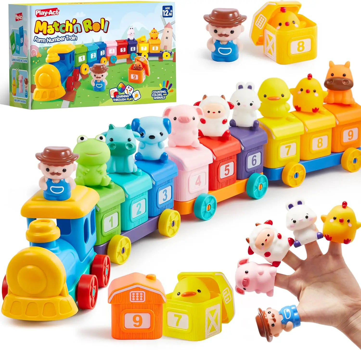Counting Matching & Sorting 9 Farm Animals - Image 1