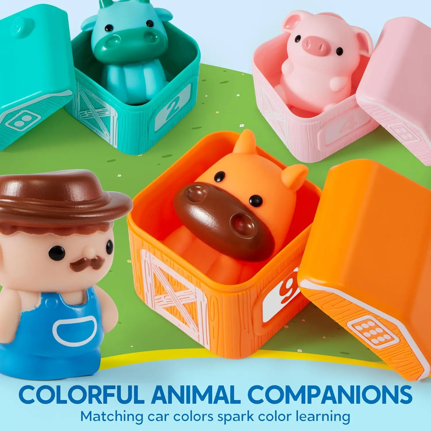 Counting Matching & Sorting 9 Farm Animals - Image 4