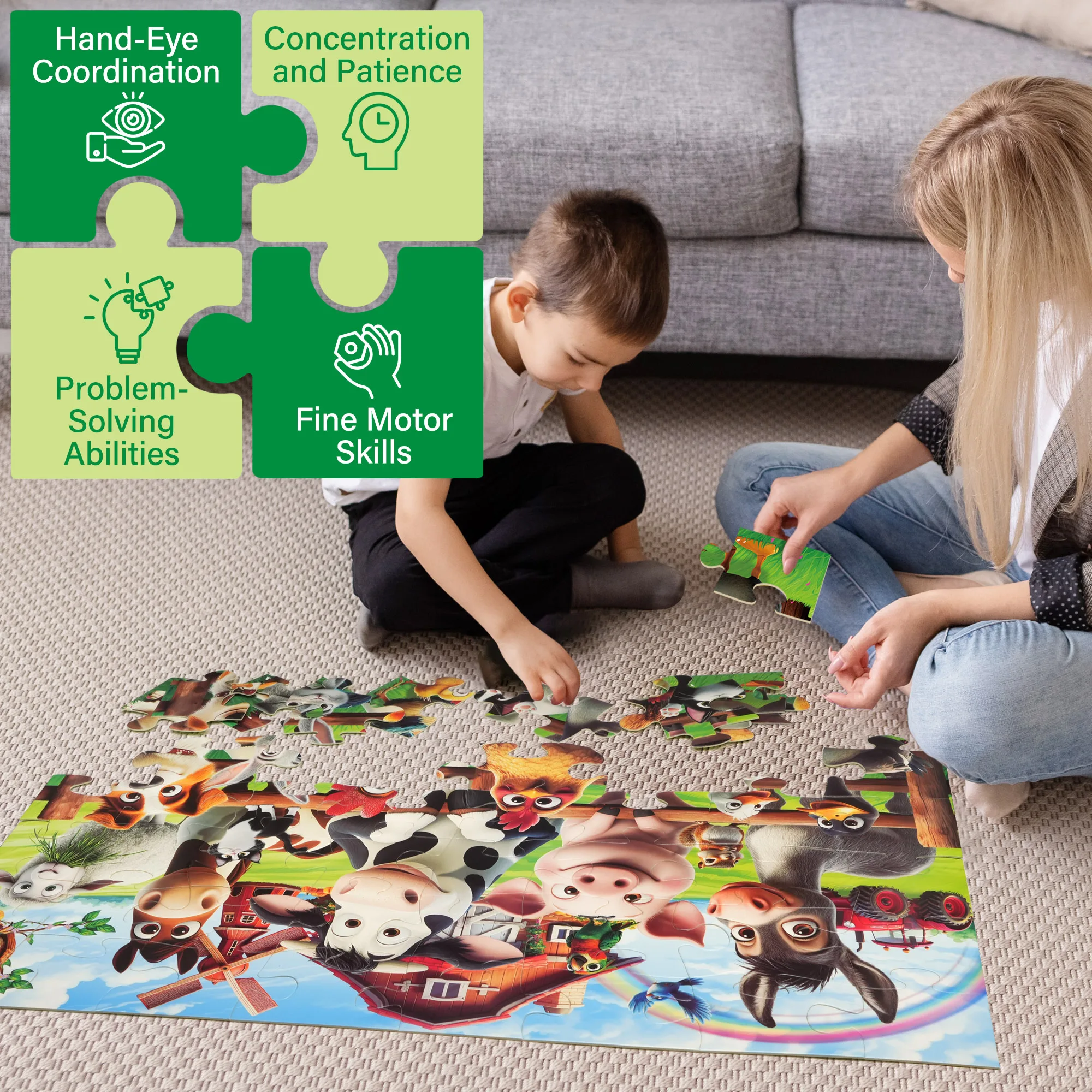 Large farm Puzzle for Toddlers - Image 3