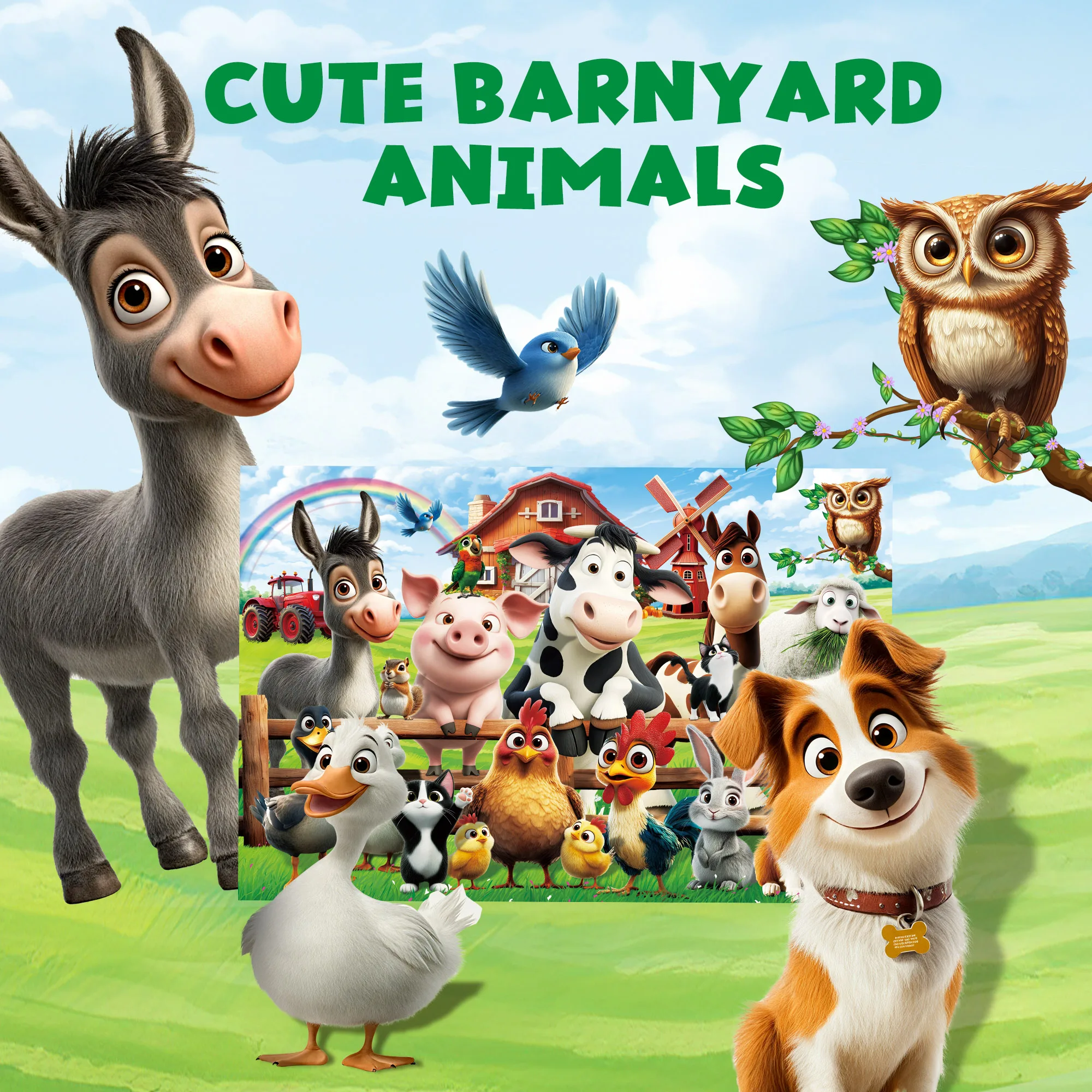 Large farm Puzzle for Toddlers - Image 2