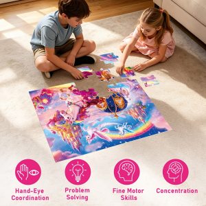 Educational Learning Large Pieces floor puzzle - Thumbnail Image 2